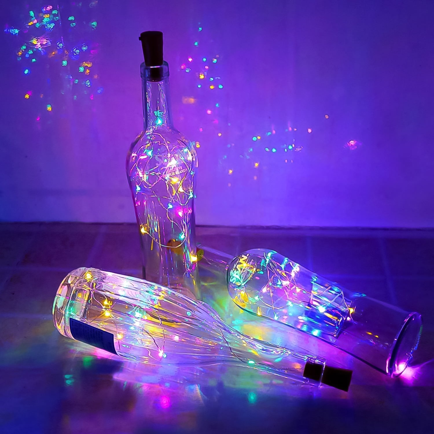 Wine Bottle Cork LED String Light, 2M Cable Multicolor, Battery Operated (1 Pc) Wine Bottle Cork LED String Light, 2M Cable Multicolor, Battery Operated (1 Pc)